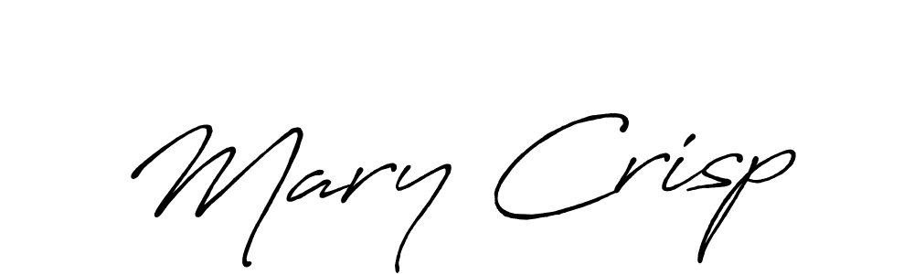 How to make Mary Crisp name signature. Use Antro_Vectra_Bolder style for creating short signs online. This is the latest handwritten sign. Mary Crisp signature style 7 images and pictures png