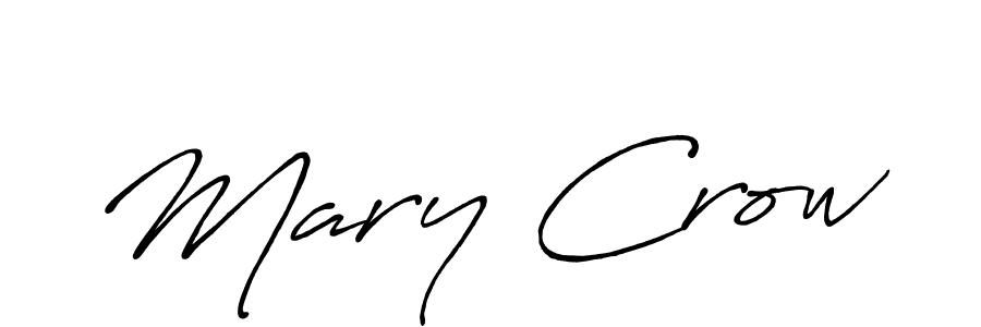 Create a beautiful signature design for name Mary Crow. With this signature (Antro_Vectra_Bolder) fonts, you can make a handwritten signature for free. Mary Crow signature style 7 images and pictures png