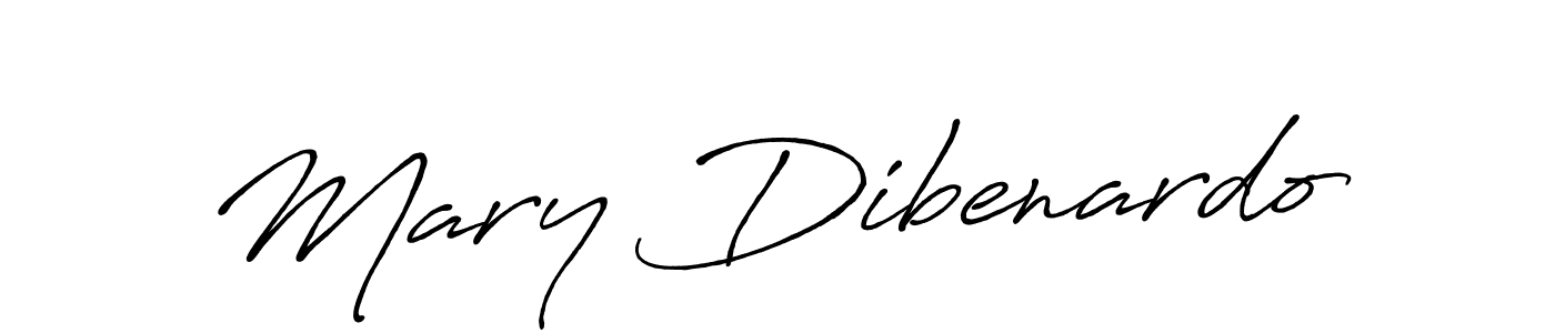 Create a beautiful signature design for name Mary Dibenardo. With this signature (Antro_Vectra_Bolder) fonts, you can make a handwritten signature for free. Mary Dibenardo signature style 7 images and pictures png