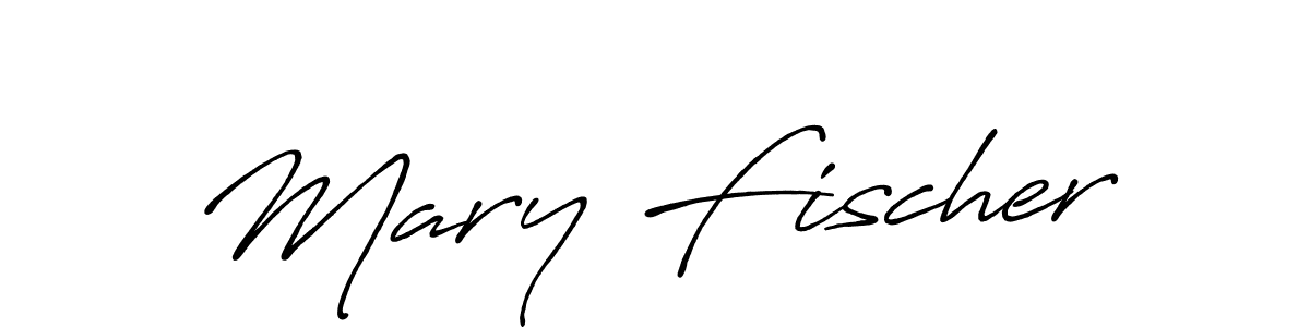 Mary Fischer stylish signature style. Best Handwritten Sign (Antro_Vectra_Bolder) for my name. Handwritten Signature Collection Ideas for my name Mary Fischer. Mary Fischer signature style 7 images and pictures png