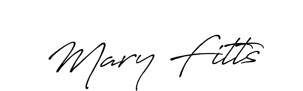 How to make Mary Fitts name signature. Use Antro_Vectra_Bolder style for creating short signs online. This is the latest handwritten sign. Mary Fitts signature style 7 images and pictures png