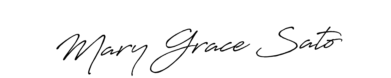 Once you've used our free online signature maker to create your best signature Antro_Vectra_Bolder style, it's time to enjoy all of the benefits that Mary Grace Sato name signing documents. Mary Grace Sato signature style 7 images and pictures png