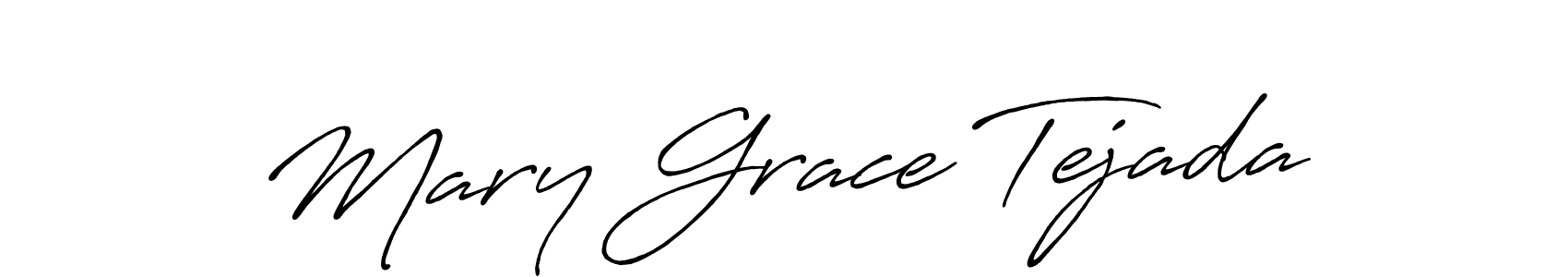 How to make Mary Grace Tejada signature? Antro_Vectra_Bolder is a professional autograph style. Create handwritten signature for Mary Grace Tejada name. Mary Grace Tejada signature style 7 images and pictures png