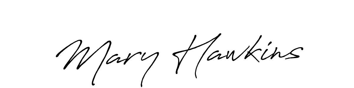 Design your own signature with our free online signature maker. With this signature software, you can create a handwritten (Antro_Vectra_Bolder) signature for name Mary Hawkins. Mary Hawkins signature style 7 images and pictures png