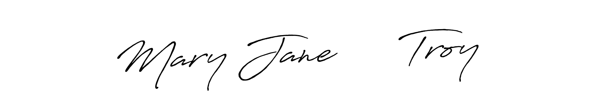 Create a beautiful signature design for name Mary Jane      Troy. With this signature (Antro_Vectra_Bolder) fonts, you can make a handwritten signature for free. Mary Jane      Troy signature style 7 images and pictures png