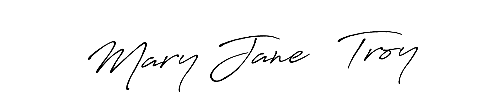 How to make Mary Jane   Troy signature? Antro_Vectra_Bolder is a professional autograph style. Create handwritten signature for Mary Jane   Troy name. Mary Jane   Troy signature style 7 images and pictures png