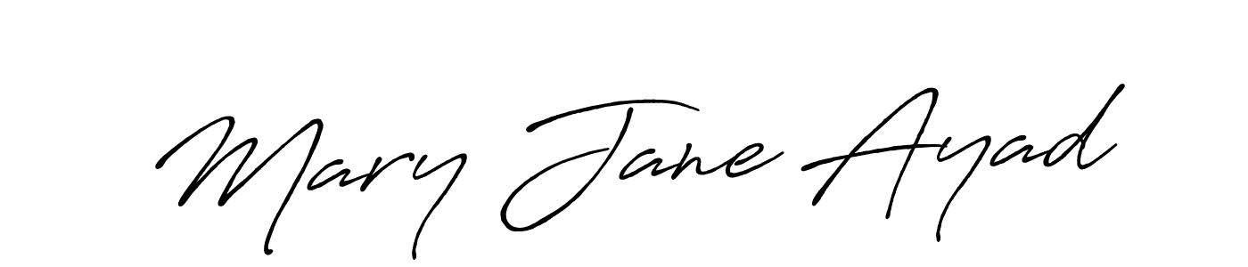 You can use this online signature creator to create a handwritten signature for the name Mary Jane Ayad. This is the best online autograph maker. Mary Jane Ayad signature style 7 images and pictures png