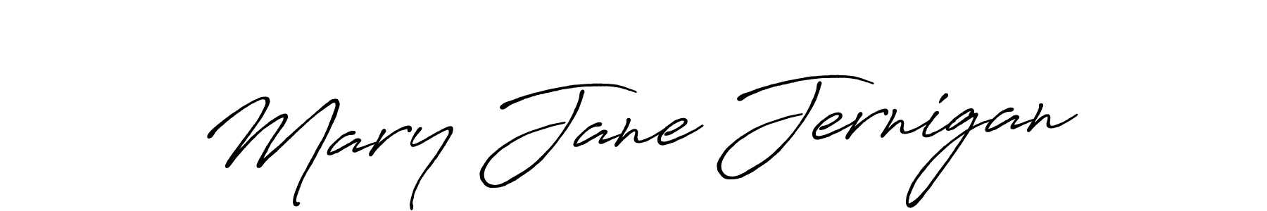 Make a beautiful signature design for name Mary Jane Jernigan. With this signature (Antro_Vectra_Bolder) style, you can create a handwritten signature for free. Mary Jane Jernigan signature style 7 images and pictures png
