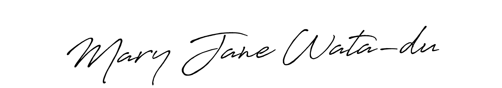 Similarly Antro_Vectra_Bolder is the best handwritten signature design. Signature creator online .You can use it as an online autograph creator for name Mary Jane Wata-du. Mary Jane Wata-du signature style 7 images and pictures png