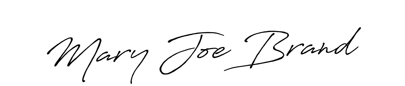 Create a beautiful signature design for name Mary Joe Brand. With this signature (Antro_Vectra_Bolder) fonts, you can make a handwritten signature for free. Mary Joe Brand signature style 7 images and pictures png
