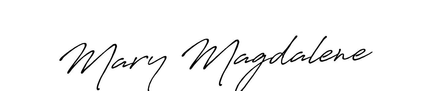 Also we have Mary Magdalene name is the best signature style. Create professional handwritten signature collection using Antro_Vectra_Bolder autograph style. Mary Magdalene signature style 7 images and pictures png
