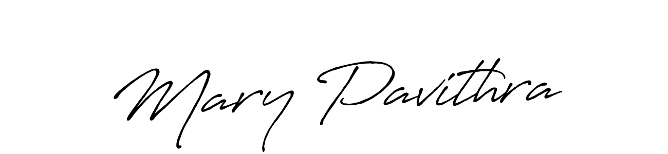 Design your own signature with our free online signature maker. With this signature software, you can create a handwritten (Antro_Vectra_Bolder) signature for name Mary Pavithra. Mary Pavithra signature style 7 images and pictures png