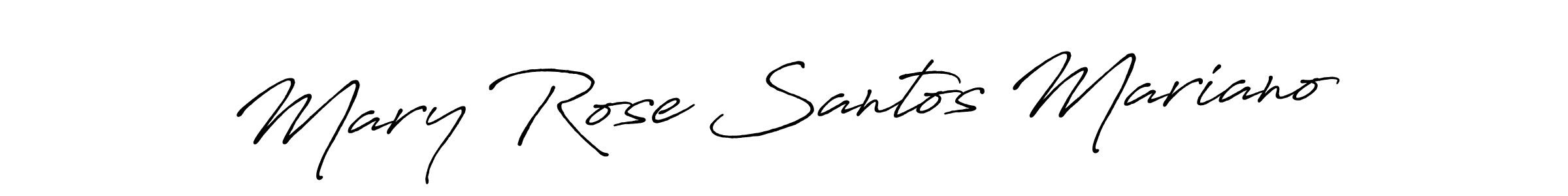 Similarly Antro_Vectra_Bolder is the best handwritten signature design. Signature creator online .You can use it as an online autograph creator for name Mary Rose Santos Mariano. Mary Rose Santos Mariano signature style 7 images and pictures png