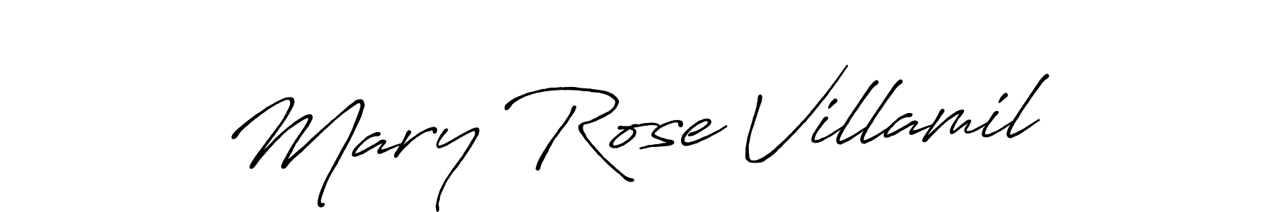 Antro_Vectra_Bolder is a professional signature style that is perfect for those who want to add a touch of class to their signature. It is also a great choice for those who want to make their signature more unique. Get Mary Rose Villamil name to fancy signature for free. Mary Rose Villamil signature style 7 images and pictures png