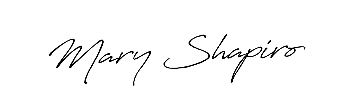 Design your own signature with our free online signature maker. With this signature software, you can create a handwritten (Antro_Vectra_Bolder) signature for name Mary Shapiro. Mary Shapiro signature style 7 images and pictures png