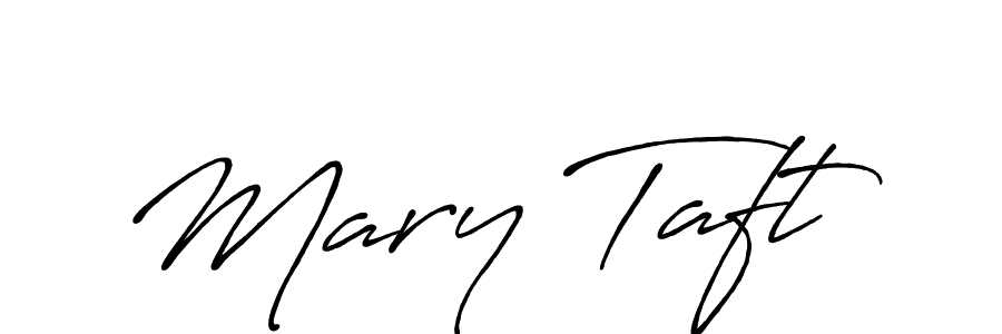 Create a beautiful signature design for name Mary Taft. With this signature (Antro_Vectra_Bolder) fonts, you can make a handwritten signature for free. Mary Taft signature style 7 images and pictures png