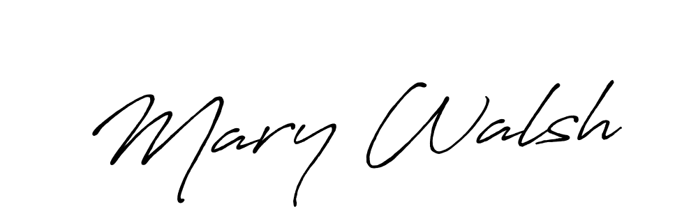How to make Mary Walsh signature? Antro_Vectra_Bolder is a professional autograph style. Create handwritten signature for Mary Walsh name. Mary Walsh signature style 7 images and pictures png