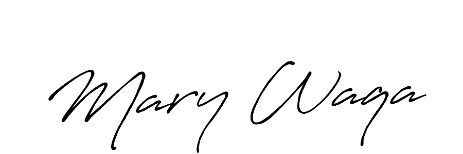 Make a beautiful signature design for name Mary Waqa. Use this online signature maker to create a handwritten signature for free. Mary Waqa signature style 7 images and pictures png