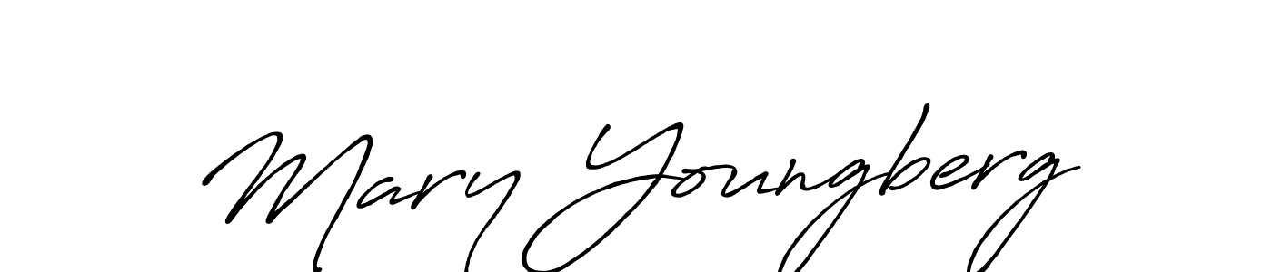 Antro_Vectra_Bolder is a professional signature style that is perfect for those who want to add a touch of class to their signature. It is also a great choice for those who want to make their signature more unique. Get Mary Youngberg name to fancy signature for free. Mary Youngberg signature style 7 images and pictures png