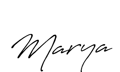 The best way (Antro_Vectra_Bolder) to make a short signature is to pick only two or three words in your name. The name Marya include a total of six letters. For converting this name. Marya signature style 7 images and pictures png