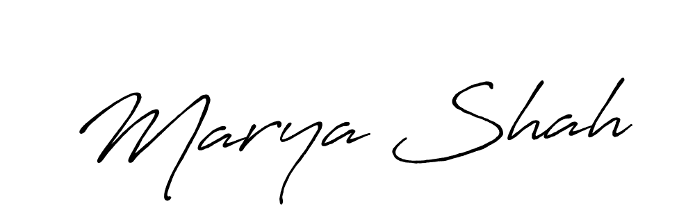 This is the best signature style for the Marya Shah name. Also you like these signature font (Antro_Vectra_Bolder). Mix name signature. Marya Shah signature style 7 images and pictures png