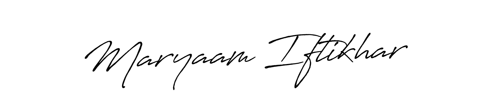 Similarly Antro_Vectra_Bolder is the best handwritten signature design. Signature creator online .You can use it as an online autograph creator for name Maryaam Iftikhar. Maryaam Iftikhar signature style 7 images and pictures png