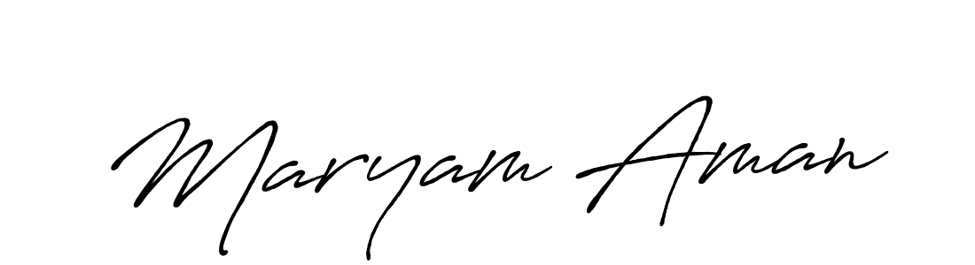 Also You can easily find your signature by using the search form. We will create Maryam Aman name handwritten signature images for you free of cost using Antro_Vectra_Bolder sign style. Maryam Aman signature style 7 images and pictures png