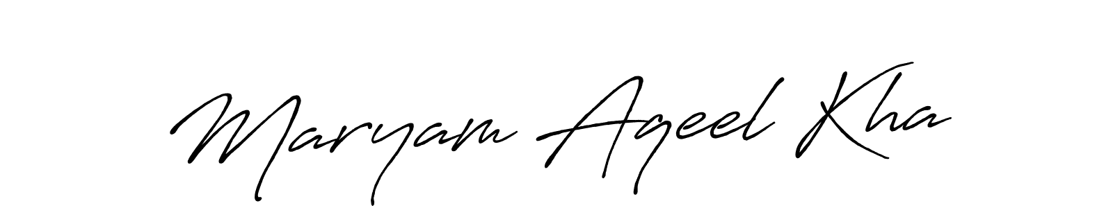 How to Draw Maryam Aqeel Kha signature style? Antro_Vectra_Bolder is a latest design signature styles for name Maryam Aqeel Kha. Maryam Aqeel Kha signature style 7 images and pictures png