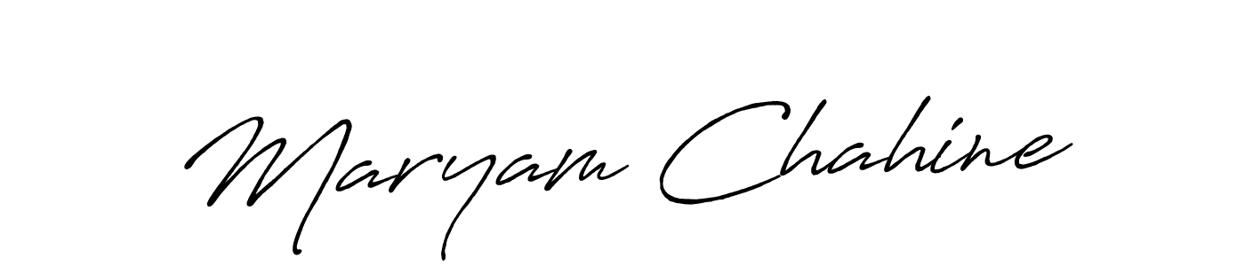 if you are searching for the best signature style for your name Maryam Chahine. so please give up your signature search. here we have designed multiple signature styles  using Antro_Vectra_Bolder. Maryam Chahine signature style 7 images and pictures png