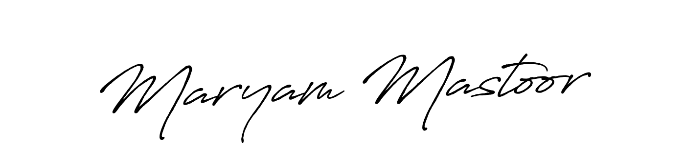 The best way (Antro_Vectra_Bolder) to make a short signature is to pick only two or three words in your name. The name Maryam Mastoor include a total of six letters. For converting this name. Maryam Mastoor signature style 7 images and pictures png