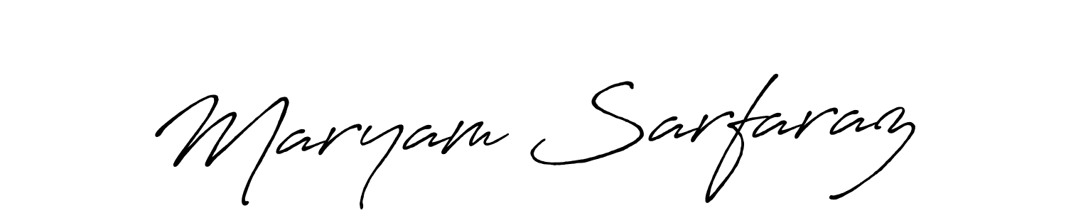You can use this online signature creator to create a handwritten signature for the name Maryam Sarfaraz. This is the best online autograph maker. Maryam Sarfaraz signature style 7 images and pictures png