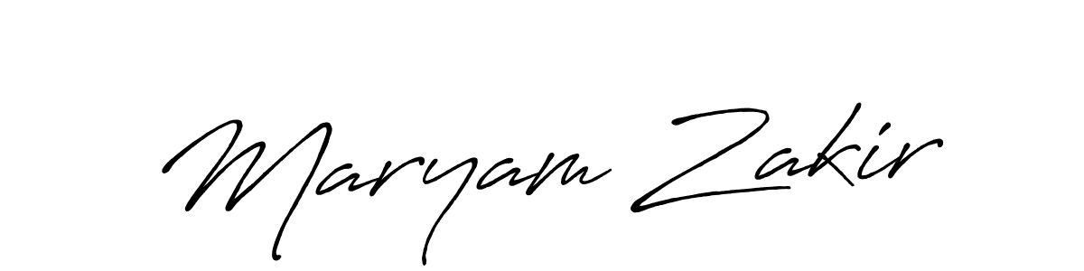 Make a short Maryam Zakir signature style. Manage your documents anywhere anytime using Antro_Vectra_Bolder. Create and add eSignatures, submit forms, share and send files easily. Maryam Zakir signature style 7 images and pictures png