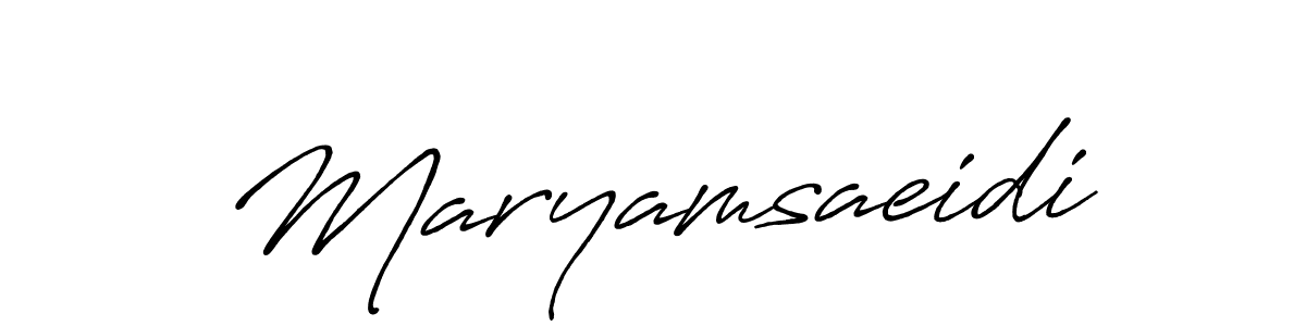 Once you've used our free online signature maker to create your best signature Antro_Vectra_Bolder style, it's time to enjoy all of the benefits that Maryamsaeidi name signing documents. Maryamsaeidi signature style 7 images and pictures png