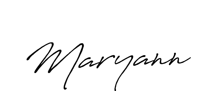 if you are searching for the best signature style for your name Maryann. so please give up your signature search. here we have designed multiple signature styles  using Antro_Vectra_Bolder. Maryann signature style 7 images and pictures png