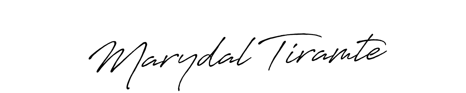 Also You can easily find your signature by using the search form. We will create Marydal Tiramte name handwritten signature images for you free of cost using Antro_Vectra_Bolder sign style. Marydal Tiramte signature style 7 images and pictures png