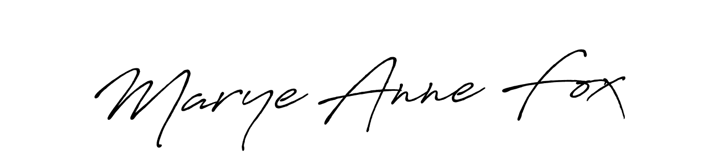 How to make Marye Anne Fox name signature. Use Antro_Vectra_Bolder style for creating short signs online. This is the latest handwritten sign. Marye Anne Fox signature style 7 images and pictures png