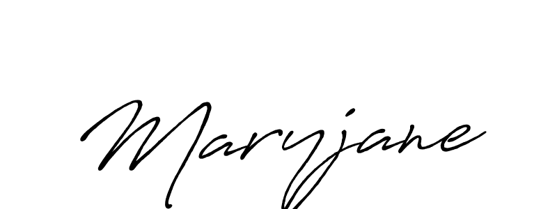 Use a signature maker to create a handwritten signature online. With this signature software, you can design (Antro_Vectra_Bolder) your own signature for name Maryjane. Maryjane signature style 7 images and pictures png