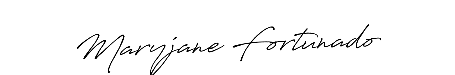 Maryjane Fortunado stylish signature style. Best Handwritten Sign (Antro_Vectra_Bolder) for my name. Handwritten Signature Collection Ideas for my name Maryjane Fortunado. Maryjane Fortunado signature style 7 images and pictures png