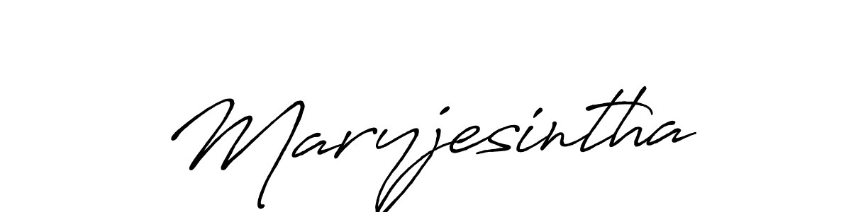 Make a short Maryjesintha signature style. Manage your documents anywhere anytime using Antro_Vectra_Bolder. Create and add eSignatures, submit forms, share and send files easily. Maryjesintha signature style 7 images and pictures png