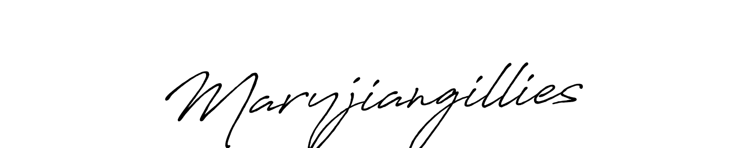 Design your own signature with our free online signature maker. With this signature software, you can create a handwritten (Antro_Vectra_Bolder) signature for name Maryjiangillies. Maryjiangillies signature style 7 images and pictures png