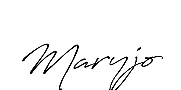 How to make Maryjo name signature. Use Antro_Vectra_Bolder style for creating short signs online. This is the latest handwritten sign. Maryjo signature style 7 images and pictures png