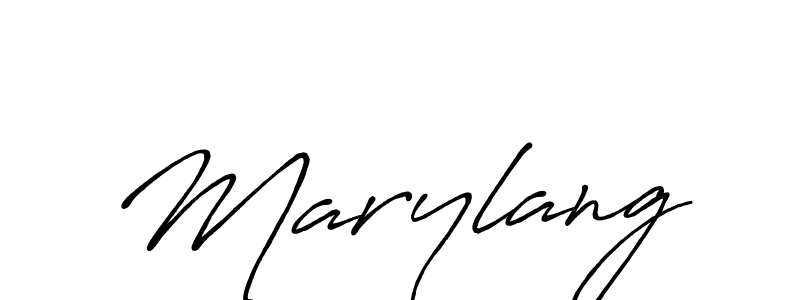 It looks lik you need a new signature style for name Marylang. Design unique handwritten (Antro_Vectra_Bolder) signature with our free signature maker in just a few clicks. Marylang signature style 7 images and pictures png