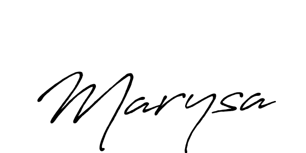 Design your own signature with our free online signature maker. With this signature software, you can create a handwritten (Antro_Vectra_Bolder) signature for name Marysa. Marysa signature style 7 images and pictures png