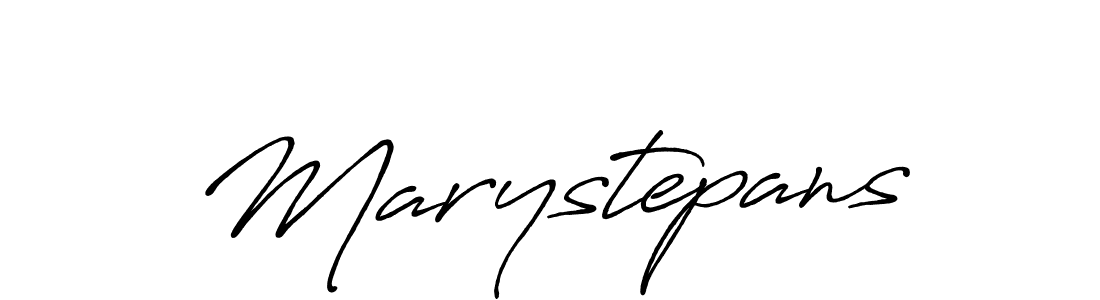 Design your own signature with our free online signature maker. With this signature software, you can create a handwritten (Antro_Vectra_Bolder) signature for name Marystepans. Marystepans signature style 7 images and pictures png