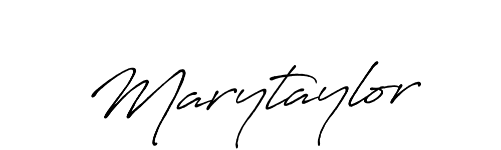 How to make Marytaylor name signature. Use Antro_Vectra_Bolder style for creating short signs online. This is the latest handwritten sign. Marytaylor signature style 7 images and pictures png