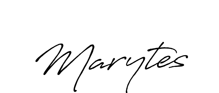 Make a beautiful signature design for name Marytes. With this signature (Antro_Vectra_Bolder) style, you can create a handwritten signature for free. Marytes signature style 7 images and pictures png