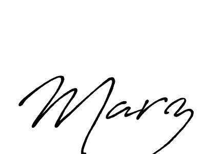 Create a beautiful signature design for name Marz. With this signature (Antro_Vectra_Bolder) fonts, you can make a handwritten signature for free. Marz signature style 7 images and pictures png