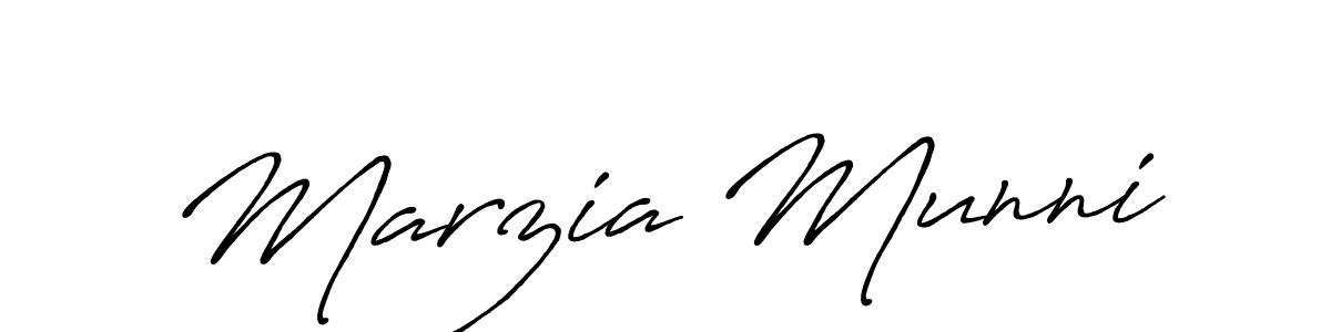 How to make Marzia Munni signature? Antro_Vectra_Bolder is a professional autograph style. Create handwritten signature for Marzia Munni name. Marzia Munni signature style 7 images and pictures png