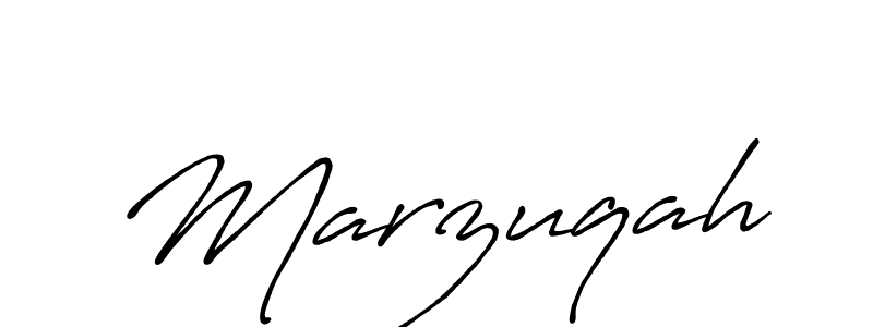 Design your own signature with our free online signature maker. With this signature software, you can create a handwritten (Antro_Vectra_Bolder) signature for name Marzuqah. Marzuqah signature style 7 images and pictures png