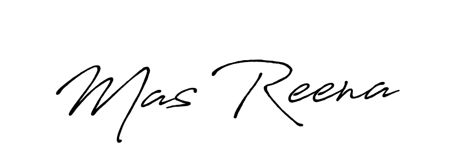 if you are searching for the best signature style for your name Mas Reena. so please give up your signature search. here we have designed multiple signature styles  using Antro_Vectra_Bolder. Mas Reena signature style 7 images and pictures png